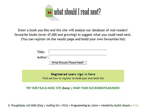 4 Sites to Help You Decide What Book to Read Next