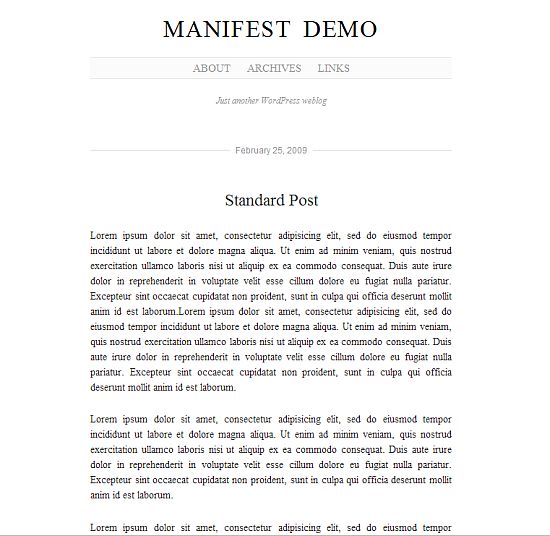 manifest