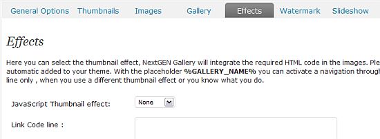 Link NextGEN Gallery Images to an Individual Page or Post in WordPress