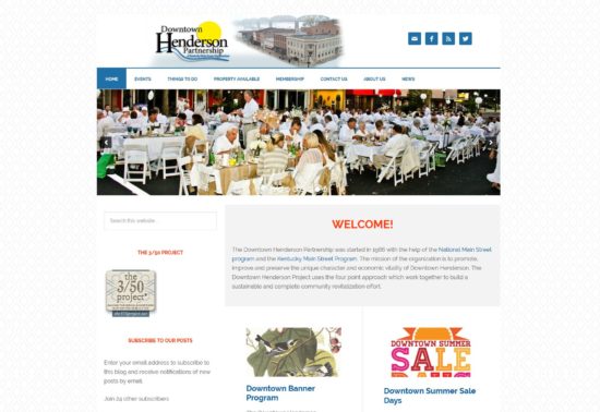 Responsive WordPress Theme - Downtown Henderson